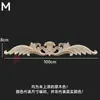 Dongyang Tallado en Madera Estilo Europeo Calcomanía Accesorios para Muebles Flores para Puertas de Madera Tallado Fino Calcomanías para Puertas de Gabinete Flores para Cabeceras Calcomanías de Madera Maciza Decoración