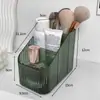 Caja de Almacenamiento Cosmético Escritorio Acrílico Transparente de Alta Calidad Caja para Cuidado de la Piel Caja para Brochas Caja para Labiales Tocador