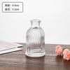 Juego de Jarrones de Vidrio Transparente de Lujo Ligero con un Toque de Alta Gama para Arreglos Florales, Jarrón de Vidrio Hidropónico Decoración de Escritorio