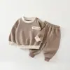 Conjunto de Sudadera Deportiva Casual para Bebé de Liquidación de Primavera
