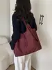 Bolso tote nuevo de gran capacidad 2026, bolso de hombro de nailon, bolso de mano casual y elegante, adecuado para estudiantes mujeres, para ir al trabajo y almacenamiento