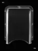 Cubierta de Lluvia Transparente Máquina de Control de Acceso Máquina de Reconocimiento Facial Cubierta de Medición de Temperatura Caja Protectora para Lector de Tarjetas Metal para Protección Solar al Aire Libre
