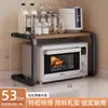 Rack de armazenamento de cozinha rack de armazenamento de bancada rack forno de camada dupla forno de micro-ondas prateleira de armazenamento de mesa rack de suprimentos domésticos