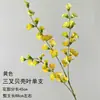 Nuevas flores amarillas de simulación de boda, venta al por mayor, accesorios de fotografía floral, decoración del salón de bodas, ramo, adornos de flores falsas