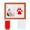 Moldura de Foto de Pegada de Animal de Estimação Transfronteiriça Display Atacado DIY Pegada de Mão de Gato 7 polegadas 10 polegadas Moldura de Exibição de Lama de Pegada de Cachorro