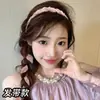 Super Faixa de Cabelo Trançada Floral Fada para Mulheres, de Alta Qualidade, Faixa de Cabelo da Moda, Headband, Lenço de Seda, Elástico de Cabelo, Acessório de Cabelo de Fita
