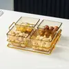 Plato de Fruta Moderno Sencillo Plato para Bocadillos de Comida Dieléctrico Plato de Fruta Plato Adriac con Tapa Plato para Frutos Secos del Hogar Plato para Bocadillos