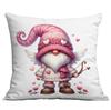 Nueva Funda de Almohada de Amazon Transfronteriza para el Día de San Valentín Linda Funda de Almohada Rosa de Cupido Funda de Almohada para el Hogar