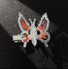 Pasador de Pelo Vintage Estilo Coreano con Borlas y Alas de Mariposa Móviles, Accesorio para el Cabello de Primavera, Pinza para el Cabello, Adorno para la Cabeza para Mujeres, Joyería de Alta Gama para Niños