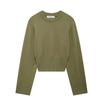 Comercio exterior al por mayor 2024 otoño nueva moda Joker tendencia manga ancha suéter de punto plano transfronterizo Amazon ropa de mujer