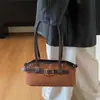 Bolsa de Ombro Casual Estilosa para Mulheres, Comutador de Moda Transfronteiriço 2026, Novo Design de Nicho, Bolsa de Axila de Grande Capacidade