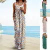 2026 Estilo Nuevo de Verano Europeo y Americano Estilo Americano Chica Picante Correa Ajustable Estampado Casual Floral Mono