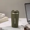 Copo de Café Simples de Segunda Geração Transfronteiriço Camada Dupla a Vácuo Aço Inoxidável 304 Copo Térmico Portátil para Exterior Copo de Carro