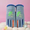Guantes para Niños para Jugar al Aire Libre en Otoño e Invierno en la Nieve, Guantes para Niños con Terciopelo Delgado para Prevenir el Frío, Guantes Cálidos y a Prueba de Viento para Ciclismo con Plus de Terciopelo