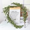 Venda quente transfronteiriça simulação folha de salgueiro rattan videira fio tubo teto pastoral decoração de casamento adereços rattan