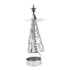 Venta al por mayor de fábrica Amazon INS Celebridad de Internet Árbol de vela aromática navideña Flujo de aire Árbol Portavelas Giratorio Linterna