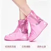 Cobre-sapatos impermeáveis à prova de umidade, espessados, à prova d'água e antiderrapantes, adequados para adultos e crianças, feitos de material de PVC durável, cobre-sapatos impermeáveis para tempo chuvoso e com neve, ideais para viagens ao ar livre
