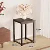 Suporte de Flores para Sala de Estar Varanda, Estante de Armazenamento Doméstico de Chão, Suporte de Vasos de Flores Interno, Estante para Colocação de Itens Decorativos, Suporte para Plantas Verdes