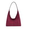 Bolso de mano de gran capacidad con diseño texturizado, novedad de otoño de 2024, bolso de hombro tipo cubo con diseño esmerilado, bolso de hombro de diseño especial.