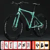 Bicicleta de estrada, ciclismo urbano masculino e feminino, deslocamento, marchas leves, pneus sólidos, rodas finas retrô, bicicleta para adulto