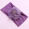 Flor de Cabeça de Chiffon de Verão 2021 Faixa Larga de Nylon para Cabelo Meias de Seda Super Macias Faixa de Cabeça para Bebê Headwear Esportivo para Crianças