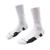 Calcetines Blancos y Negros para Hombre 10A Algodón Antibacteriano Calcetines de Baloncesto Otoño e Invierno Engrosados Absorbentes de Sudor y Desodorantes Suela de Toalla Calcetines Deportivos Antideslizantes