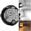 Venta Directa de Fábrica Luz de Trabajo LED Luminosa por Tres Lados Lente Amarillo y Blanco para Vehículo Todoterreno Camioneta Parachoques Delantero Modificado Faros
