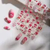 Cyansea Estilo Chino Nuevo Estilo Nacional Año Nuevo Shin-Chan Calcomanías para Uñas Decoraciones Festivas Simples 3D en Relieve