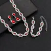 Nuevo Diseño de Anillo Más Vendido Moda Collar de Perlas y Pedrería Aretes Pulsera Accesorios de Novia