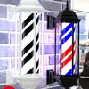 Luz Giratoria para Barbería LED Súper Brillante Impermeable para Exteriores Lámpara Hexagonal Retro Estilo Palacio Romano para Pared de Salón de Peluquería
