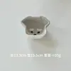 Plato Lindo de Dibujos Animados con Dos Compartimentos para Uso Doméstico, Vajilla de Cerámica de Alto Valor, Plato para Comida, Plato para Salsa para Dipear, Plato para Snacks, Plato para Frutas, Bol para Arroz