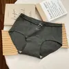 Ropa interior de algodón puro para niña, con forro antibacteriano 7A, cómoda y suave, no aprieta las caderas, bragas de cintura media para mujer