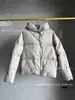 Chamarra de plumas modelo 4829 FW23 para comercio exterior transfronterizo, color liso, con capucha, con cierre, casual, cálida, ligera, para mujer