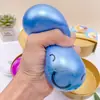 Brinquedo criativo grande de emoji de cristal misto, alto valor estético, fofo e alivia o estresse para crianças, brinquedo de apertar de desenho animado para aliviar o estresse
