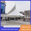 Estrutura de membrana do guarda-chuva, toldo da paisagem, pavilhão ao ar livre, jardim panorâmico, membrana anti-paisagem, estrutura de aço do guarda-chuva, toldo, toldo, toldo