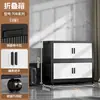 No requiere instalación, armario de almacenamiento plegable con doble puerta y ruedas, armario multicapa para almacenamiento de ropa y juguetes para uso doméstico, venta al por mayor