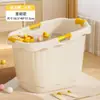 Cubo Grande para Baño de Bebé, Cubo de Baño y Natación para Niños, Cubo para Baño de Bebé, Tina Doméstica para Sentarse, Tina de Cuerpo Completo