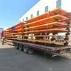 Camión Plataforma de Arrastre Remolque de Alta Resistencia Transportador de Cuatro Ruedas Camión de Transferencia Gran Tonelaje 10 Toneladas 20 Toneladas Remolque Plataforma