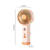 Nuevo mini ventilador eléctrico de mano con pulverizador, suministro de agua, humidificación, spray, carga USB, ventilador pequeño, ventilador de enfriamiento con spray frío