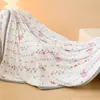 Manta de veludo de leite espessa, manta dupla face de fleece, lençol de cama de fleece de coral, manta de cochilo de peça única para dormitório estudantil