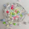 Estrella de Cinco Puntas Gruesa de 10 mm Color Mate de Alta Gama UV Cuentas Espaciadoras para Cadena de Teléfono DIY Cuentas para Hilo Pulseras Accesorios de Joyería