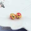 Acessórios franceses antigos de ouro contas azuis queimadas contas soltas diy pulseira de cloisonné tecida à mão colar material decorativo micro
