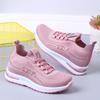 Zapatos para Mujer que Aumentan la Altura Interior 2025 Otoño Nuevos Zapatos Blancos Malla para Mujer Suela Suave Transpirables Tejido Fly Zapatos Deportivos Casuales Venta al por Mayor