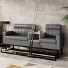 Sofá de Bilhar, Cadeira de Observação, Salão de Bilhar Mesa e Cadeira de Lazer Multifuncional Bordada Oito Negro, Sofá Especial para Assistir Bilhar no Salão de Bilhar