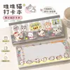 Agenda Semanal Gato Dui Dui: Un cuaderno lindo, elegante y portátil para arrancar, con páginas no adhesivas, perfecto para que los estudiantes lo usen para registros diarios.