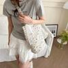 Moda Primavera Lace Bolsa Ombro Único Grande Capacidade Tote Bag 2024 Nova Bolsa de Balde Bolsa Casual Feminina Nas Axilas