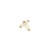 Accesorio colgante DIY de lazo con forma de corazón plateado multiespecificación con superficie brillante recubierta de UV y anillo tridimensional con forma de corazón