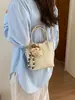 2026 Bolso Casual de Moda Estilo Nuevo con una Textura Simple y Moderna, Bolso Cubo para Invierno, Bolso Cruzado y de Hombro Personalizado para Mujer
