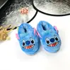 Pantuflas de Peluche Lilo y Stitch Transfronterizas Antideslizantes Otoño e Invierno Hogar Todo Incluido Zapatos Cálidos de Algodón Venta al por Mayor