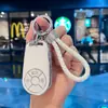 Adecuado para Funda de Llave Ora Good Cat, Nuevo Gato Bailarín/Gato Negro, Gato Blanco, Gato Rayo Cáscara de Alta Gama con Cierre para Mujer